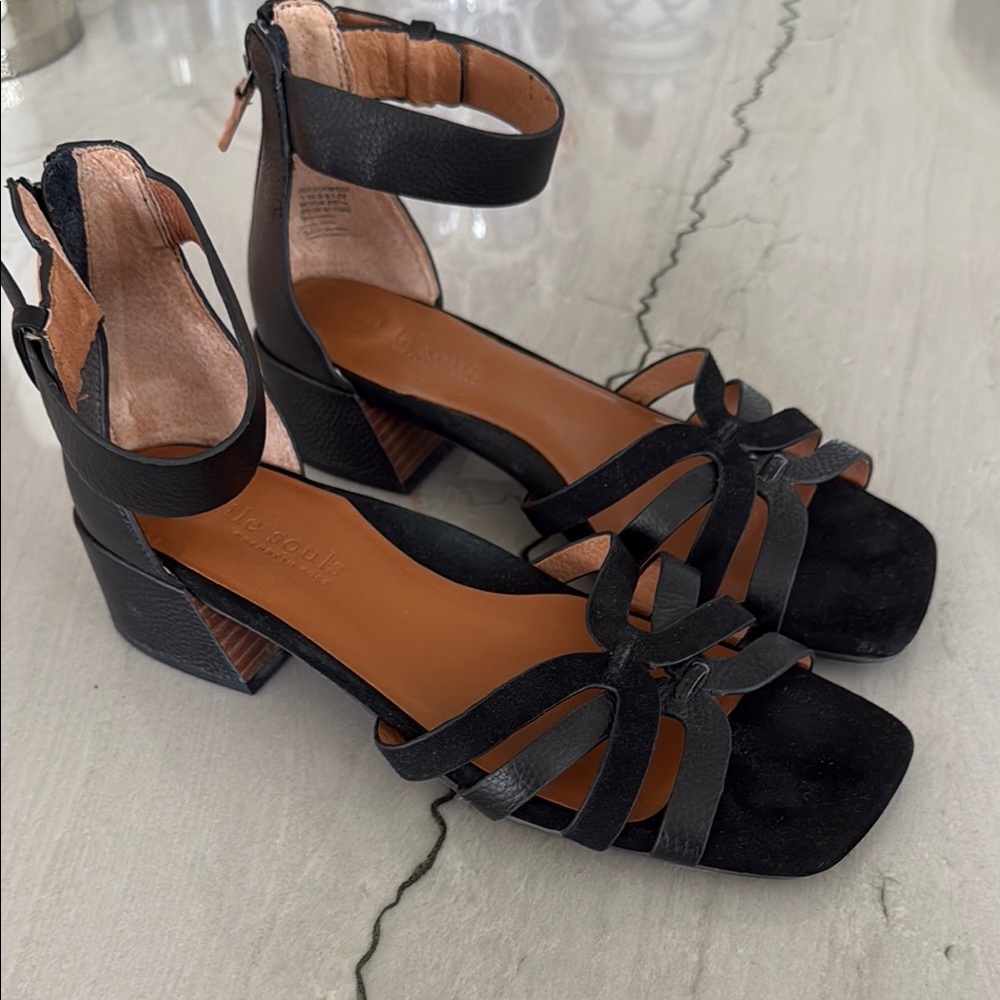 Black Gentle Souls sandal 11m